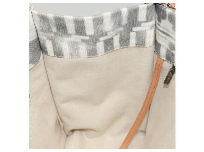 Borsa Tote in Canvas CHANEL Chain 2way Grigia CC Auth 125976 Marrone - vista 21