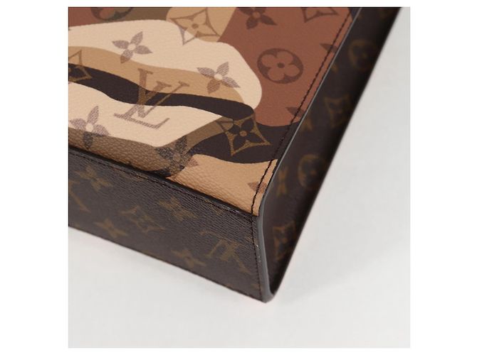 LOUIS VUITTON Monogram LV Portrait Sac Plat NV Tote Bag M46679 LV Auth 120873SM Monogramma - vista 17