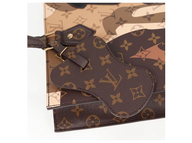 LOUIS VUITTON Monogram LV Portrait Sac Plat NV Tote Bag M46679 LV Auth 120873SM Monogramma - vista 18