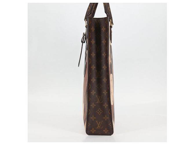 LOUIS VUITTON Monogram LV Portrait Sac Plat NV Tote Bag M46679 LV Auth 120873SM Monogramma - vista 3