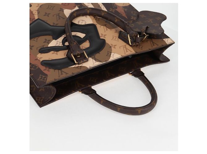LOUIS VUITTON Monogram LV Portrait Sac Plat NV Tote Bag M46679 LV Auth 120873SM Monogramma - vista 6