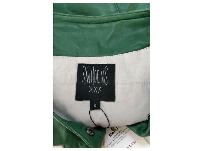 Swildens Grüne Lederjacke - Ansicht 7