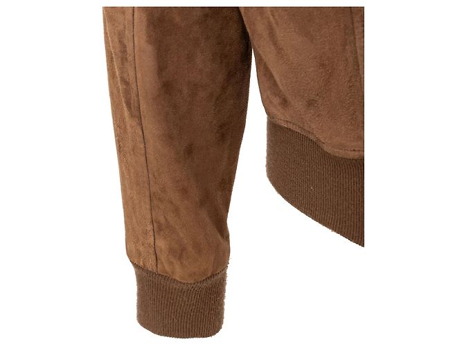 Autre Marque Giacca in suede marrone Oriani - vista 12