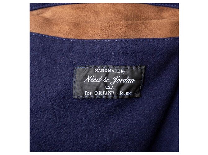 Autre Marque Giacca in suede marrone Oriani - vista 14
