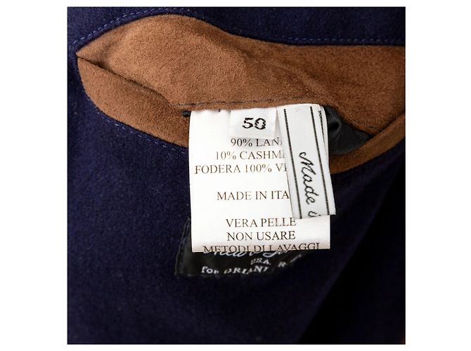 Autre Marque Giacca in suede marrone Oriani - vista 15