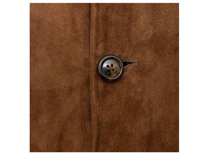 Autre Marque Giacca in suede marrone Oriani - vista 8