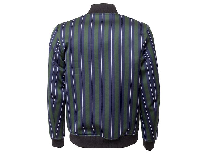 Autre Marque Giacca Bomber a Righe Mauro Grifoni Multicolore - vista 3