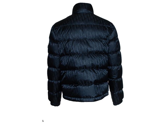 Christian Dior Dior, obliques Steppjacke in Marineblau - Ansicht 2