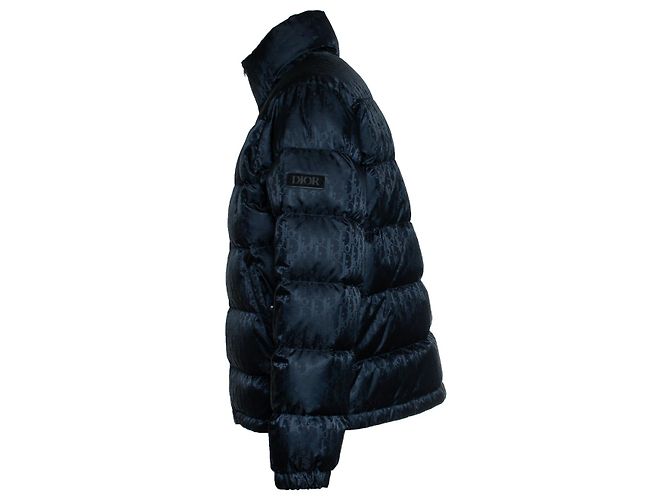 Christian Dior Dior, obliques Steppjacke in Marineblau - Ansicht 3
