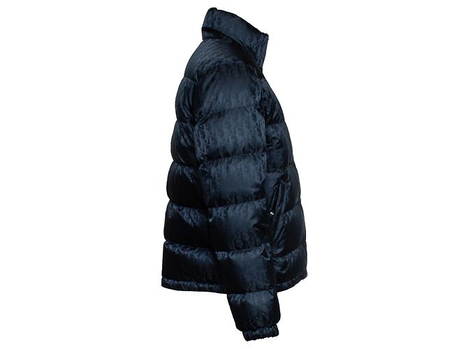 Christian Dior Dior, obliques Steppjacke in Marineblau - Ansicht 4