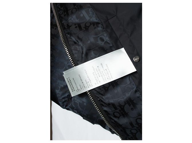 Christian Dior Dior, obliques Steppjacke in Marineblau - Ansicht 5