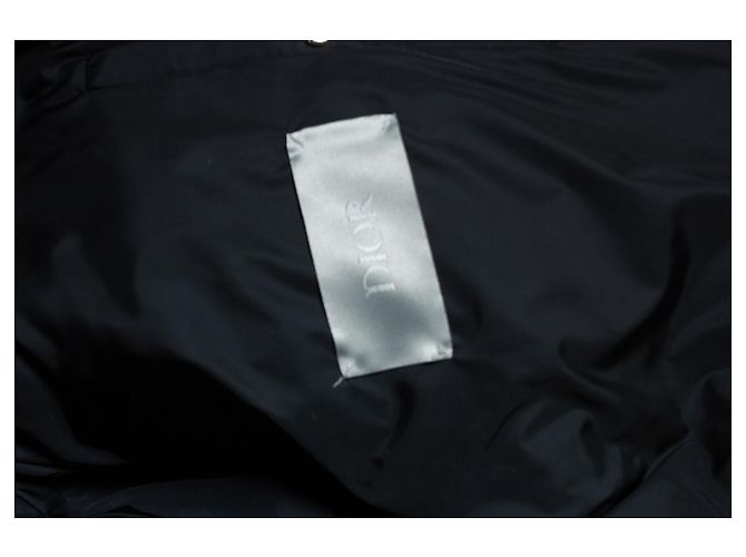 Christian Dior Dior, obliques Steppjacke in Marineblau - Ansicht 9
