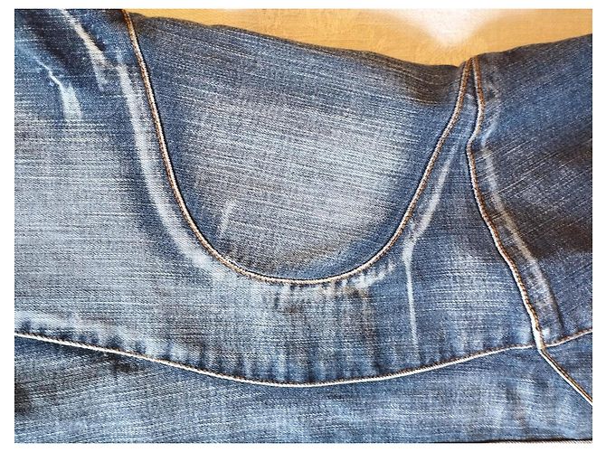 Abito Cancan in denim e pizzo Christian Lacroix - vista 3