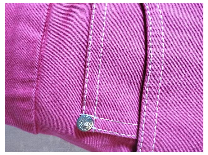 Jeans 7/8 Kenzo de algodón rosa frambuesa - vista 4