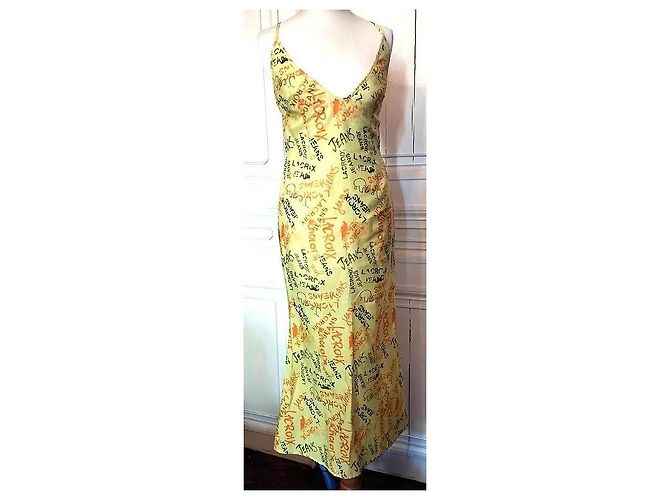 Christian Lacroix ULTRA LEICHTES UND LANGES KLEID Gelb - Ansicht 13