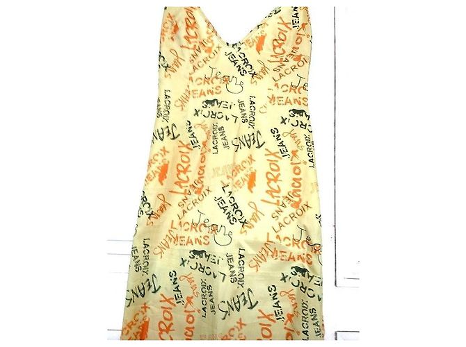 Christian Lacroix ULTRA LEICHTES UND LANGES KLEID Gelb - Ansicht 20