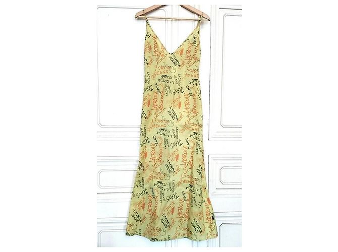 Christian Lacroix ULTRA LEICHTES UND LANGES KLEID Gelb - Ansicht 9