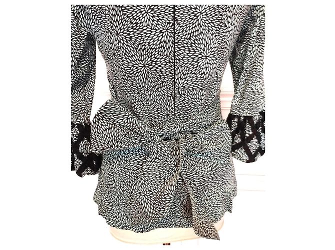 Autre Marque TROMPETENBLUSE PLACKET Hellgrün - Ansicht 11