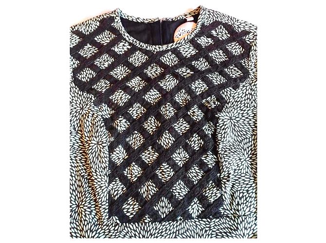 Autre Marque TROMPETENBLUSE PLACKET Hellgrün - Ansicht 2