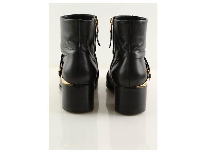 Lk Bennett Botas de couro pretas - vista 2