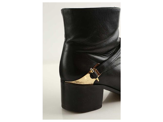 Lk Bennett Botas de couro pretas - vista 3