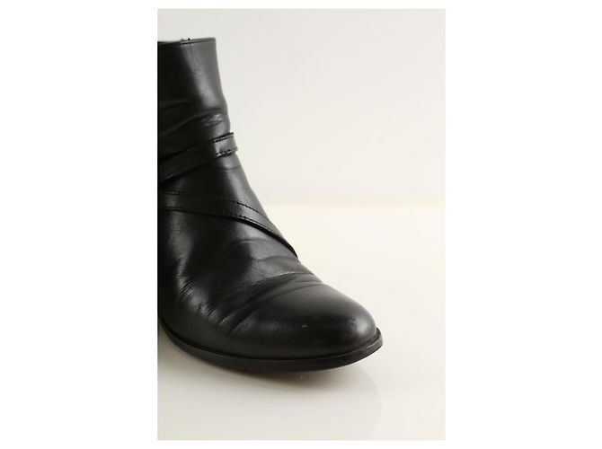 Lk Bennett Botas de couro pretas - vista 4