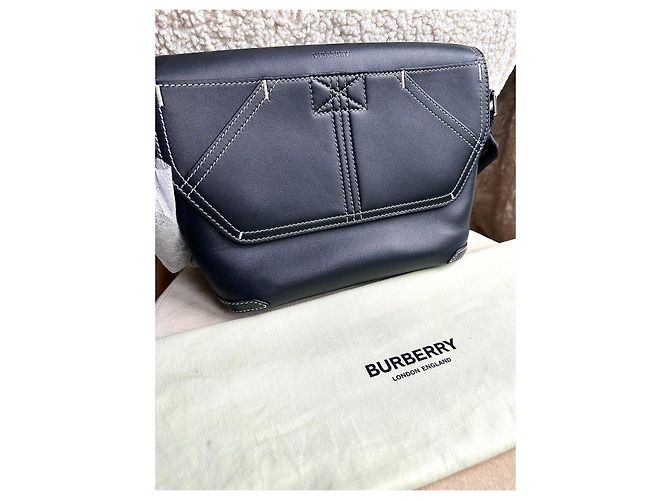 Borsa Messenger Burberry Nera - vista 2
