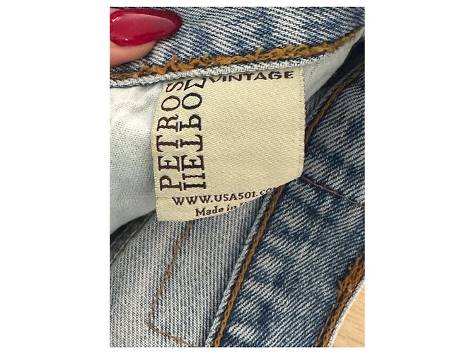 Shorts de mezclilla Levi's 501 azul - vista 3