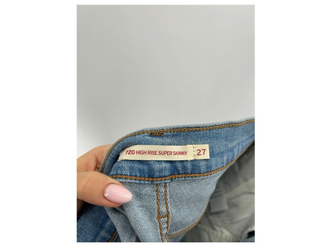 Levi's Jeans azul "720 de tiro alto super skinny" - vista 3