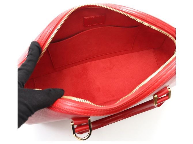 Borsa a mano Jasmin Epi Louis Vuitton Rosso - vista 3