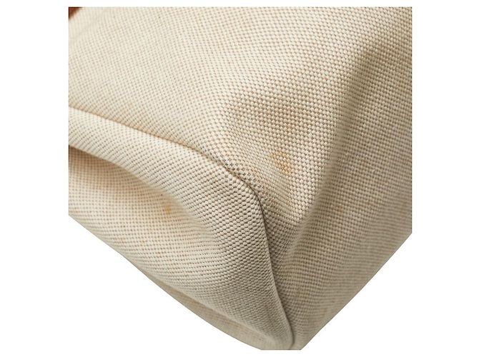 Hermès Borsa Hermes Herbag Cabas GM Toilash Marrone Beige - vista 5