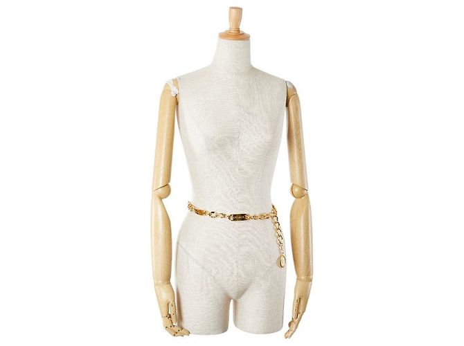Chanel 31 Cambon Coco Mark Medaillon Kettengürtel Golden - Ansicht 5