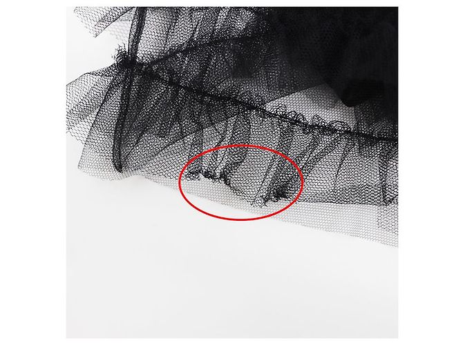Gonna in tulle a balze sovrapposte Christian Dior nera Nero - vista 8