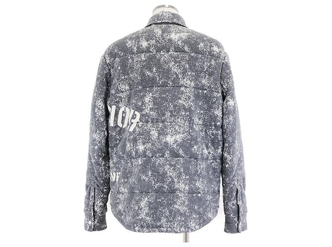 Chaqueta acolchada Dior, algodón, L, Italia Gris - vista 7