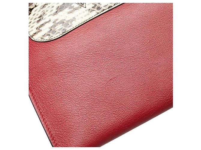 Bag Bugs Fendi Bugs Eye Monster Clutch aus Pythonleder - Ansicht 4