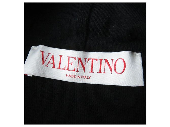 Suéter de algodón cropped Valentino XB3MF16C71R Negro - vista 6