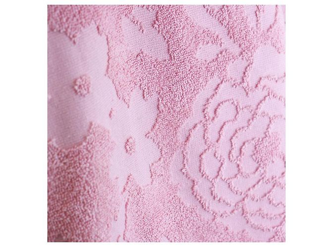 Sudadera de jacquard floral de Prada con placa triangular, rosa, talla S - vista 9