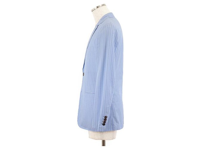 Hermès Gestreifte Schichtjacke von Hermes Blau - Ansicht 7