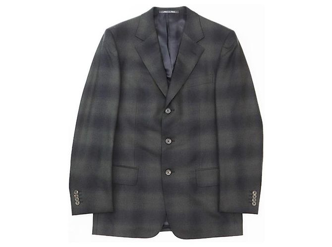 Conjunto de traje de lana Gucci Negro Verde oliva - vista 12