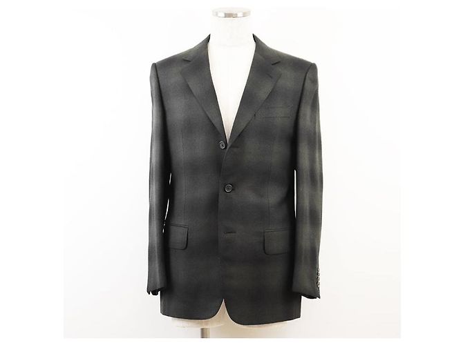 Conjunto de traje de lana Gucci Negro Verde oliva - vista 2