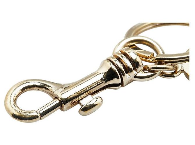 Chloé Chloe Logo Charm Tasche Charm aus vergoldetem Metall - Ansicht 3