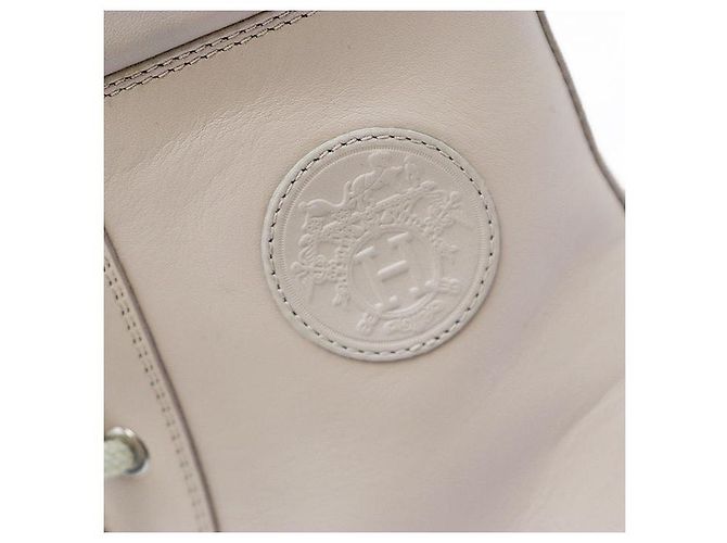 Hermès Stivaletti in pelle con lacci Hermes Beige - vista 4