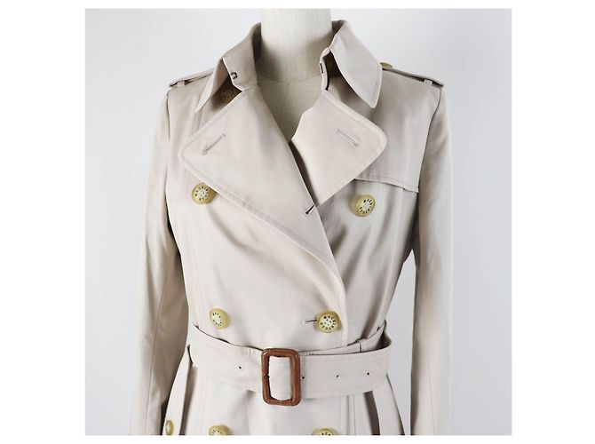 & Other Stories MACKINTOSH LONDON Casaco Trench de Algodão Bege Claro Feminino - vista 2