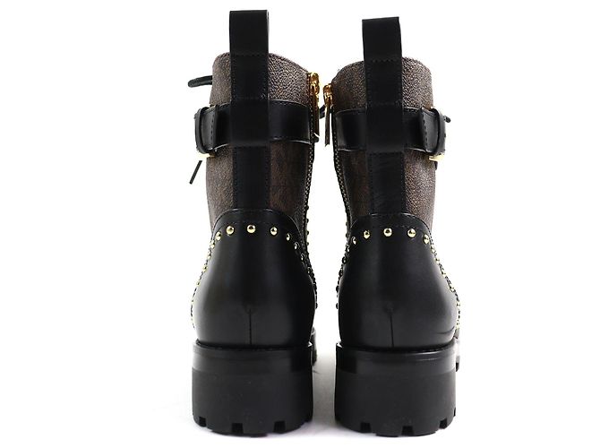 Botas de combate com studs e logo Kincaid da Michael Kors - vista 6