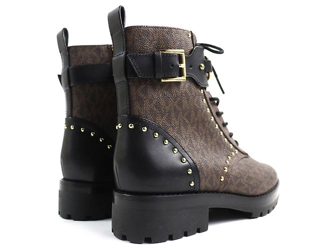 Botas de combate com studs e logo Kincaid da Michael Kors - vista 7