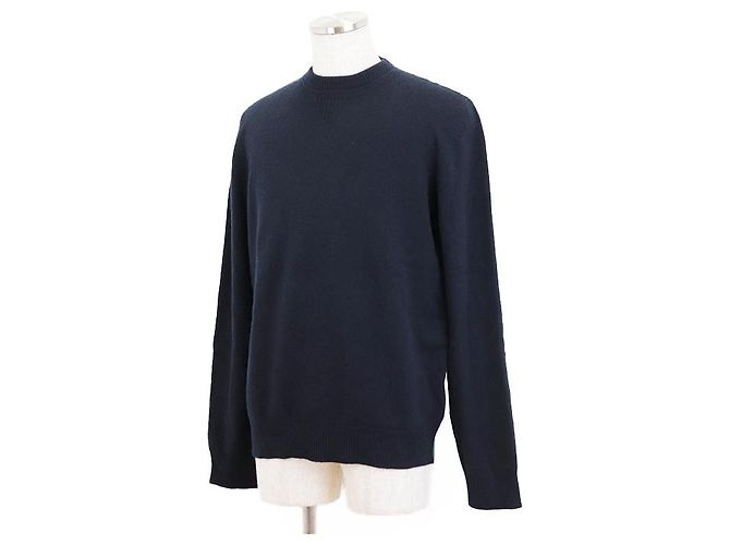 Suéter de tricô em cashmere e lã Monogram da Louis Vuitton Azul Azul marinho - vista 14
