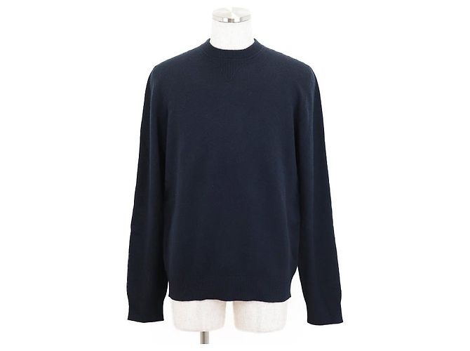 Suéter de tricô em cashmere e lã Monogram da Louis Vuitton Azul Azul marinho - vista 2