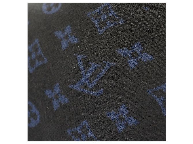 Suéter de tricô em cashmere e lã Monogram da Louis Vuitton Azul Azul marinho - vista 9