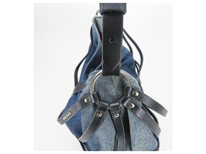 & Other Stories Bolso de Hombro de Cuero Denim Diesel - vista 11