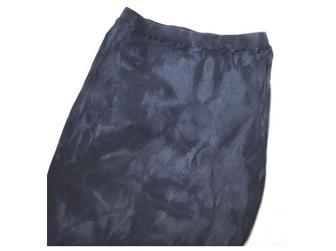 Autre Marque Falda larga de algodón tie-dye Steven Alan Azul Azul marino - vista 4